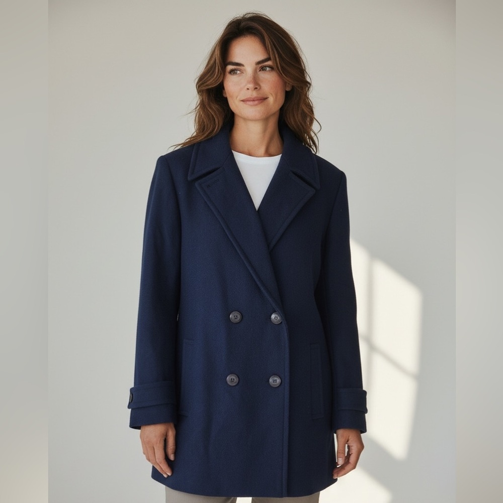 PENDELTON ladies wool vintage pea coat good condition size 14